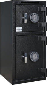 T859 Large Double Door Depository Drop Safe with Electronic Multi-user Keypad and Key Backups